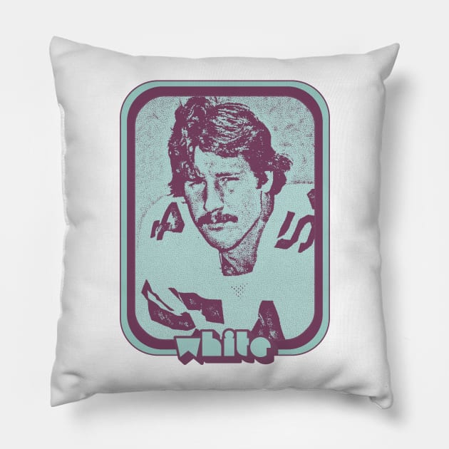 Randy White / Retro Football Fan Gift Design Pillow by DankFutura