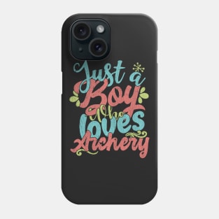 Just A Boy Who Loves Archery Gift product Phone Case