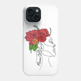 Flower Child Portrait Phone Case