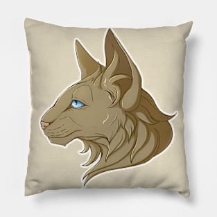 Gold cat Pillow