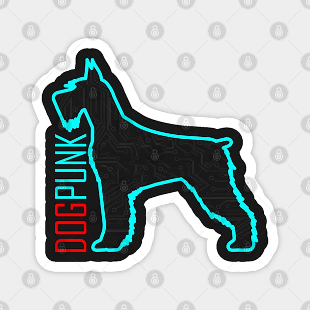 Dog Punk Magnet by AdiDsgn