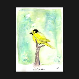 hooded warbler watercolor T-Shirt