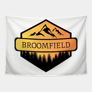 Broomfield Colorado Mountains and Trees Tapestry