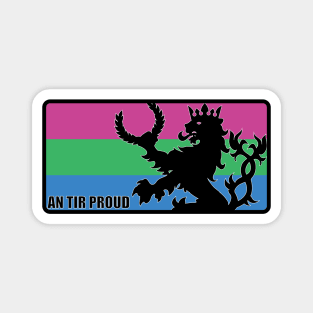 An Tir Pride - Polysexual - Oblong Magnet