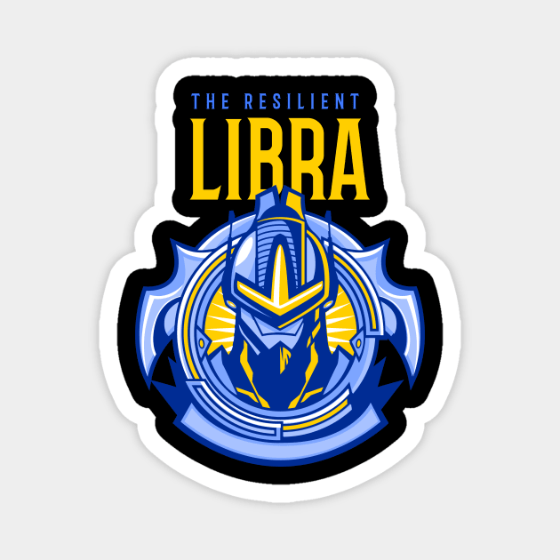 Libra The Resilient Zodiac Sign Magnet by Science Puns