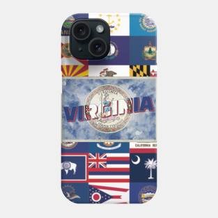 Virginia vintage style retro souvenir Phone Case