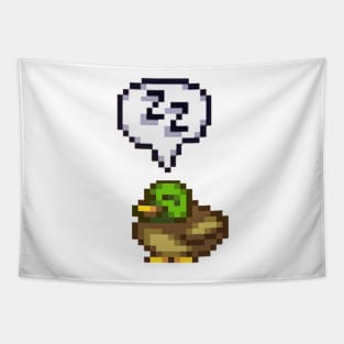 Stardew Valley Sleeping Duck Tapestry