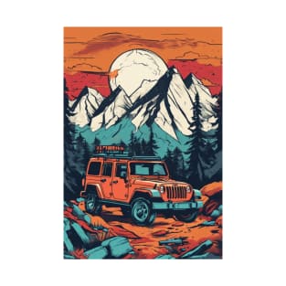 Jeep wrangler a muddy mountain T-Shirt