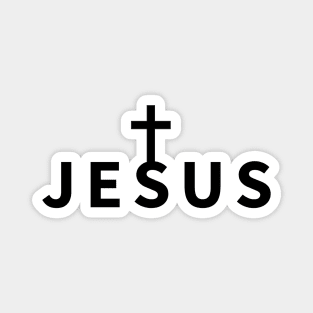 Cross Jesus Name | Christian Faith Magnet