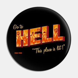 Go to Hell Pin