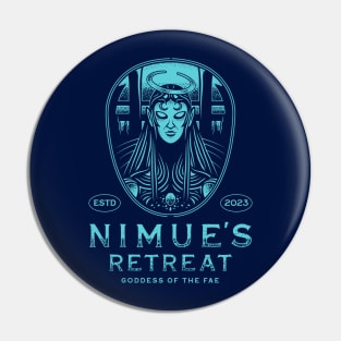 Nimues Retreat Blue Pin