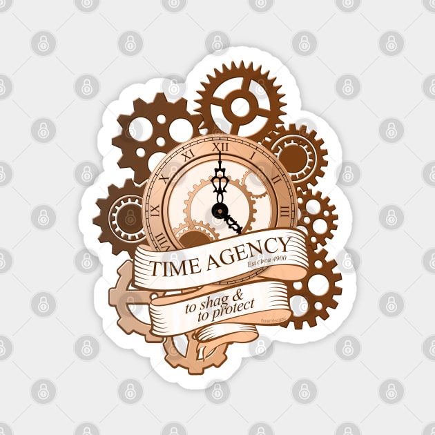 Time Agency Magnet by fanartdesigns