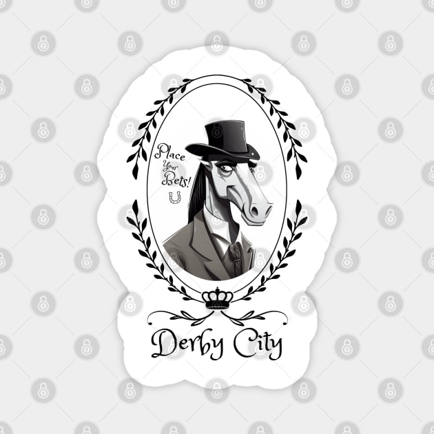 Derby City Collection: Place Your Bets 6 Magnet by TheArtfulAllie