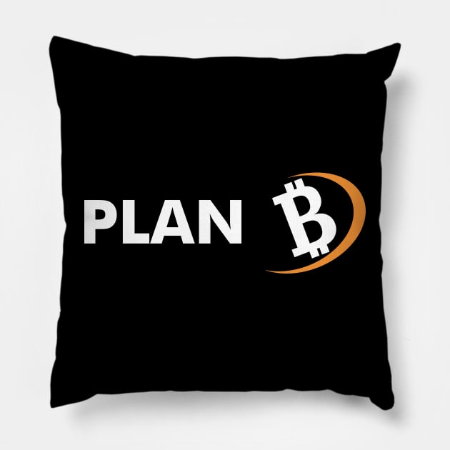 PLAN B - CRYPTO COIN Pillow by Pannolinno