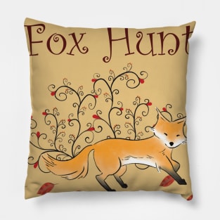 Fox Hunt - Life of a Fox Pillow