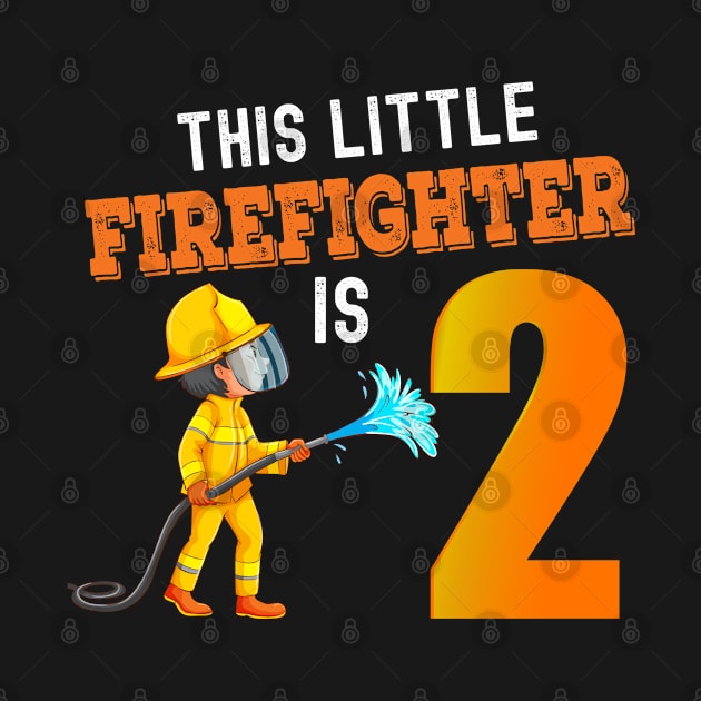 This Little Firefighter Is One Year second birthday boy by madani04