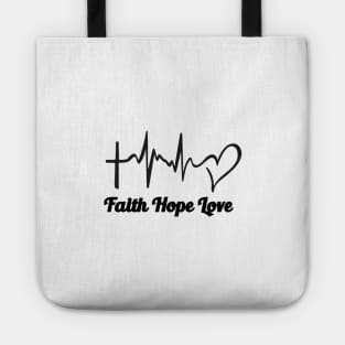 FAITH HOPE LOVE COLLECTION Tote