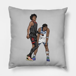 anthony edwards and jalen green Pillow