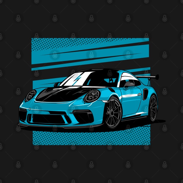 GT3 RS Racecar Motorsport 911 991 Car by Automotive Apparel & Accessoires