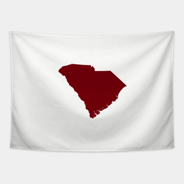 South Carolina Garnet Tapestry by AdventureFinder