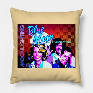 Blue moon advert Pillow