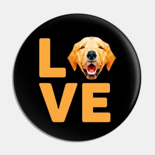 Retriever Love Pin