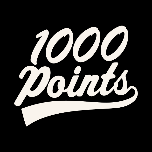 1000 Points Scorer High School Basketball Player by PodDesignShop