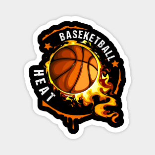 Graphic Basketball Name Heat Classic Styles Magnet