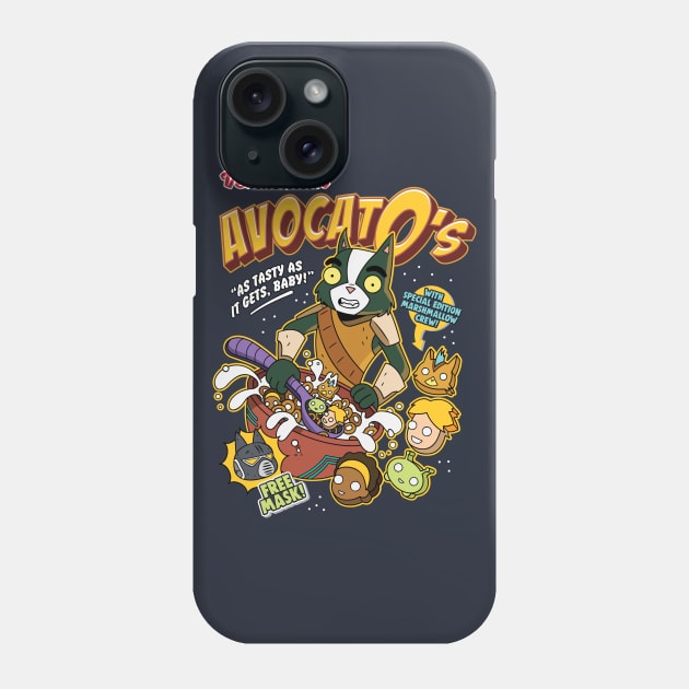 Ventrexian Avocato's Cereal Phone Case by iannorrisart