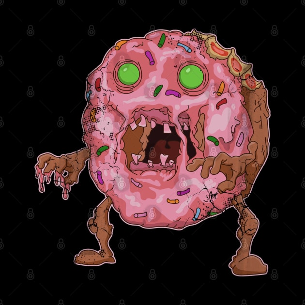 Halloween Zombie Donut by E