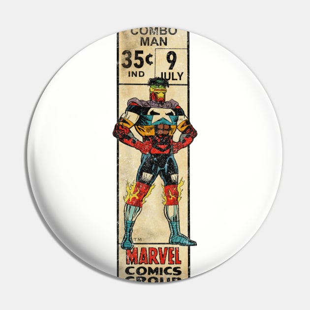 Combo Man corner box Pin by ThirteenthFloor