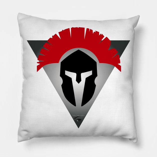 Delta Warrior! Pillow by i4ni Studio