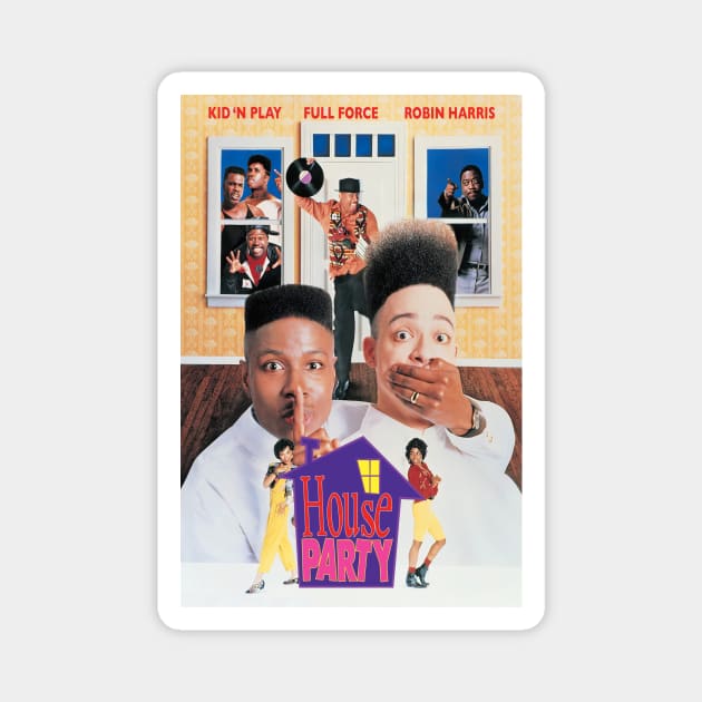 Kid 'N Play House Party Movie Poster Magnet by Artist Club