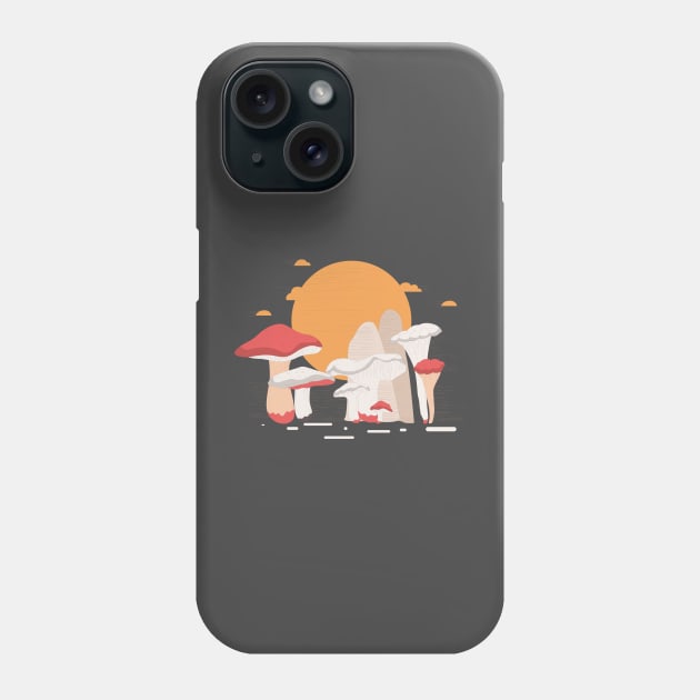 Mushroom Medley Phone Case by EdStark