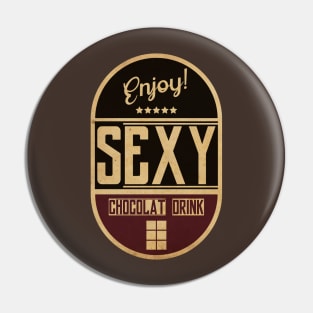 Enjoy Chocolat Drink Pin