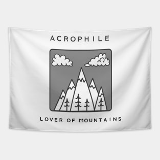 ACROPHILE - Lover of Mountains Tapestry