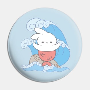 Little mermaid bunny Pin