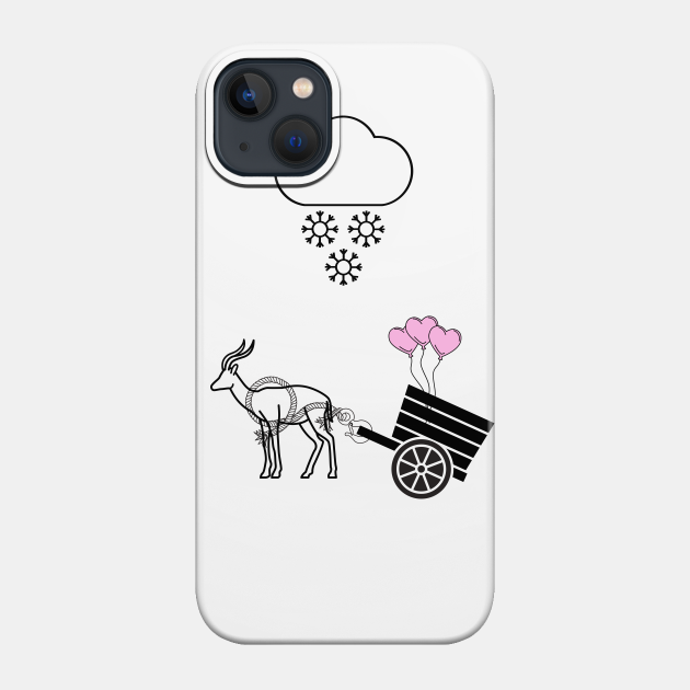 gazelle gift - Winter And Christmas Gifts - Phone Case