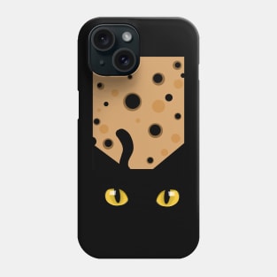 curious cat Phone Case