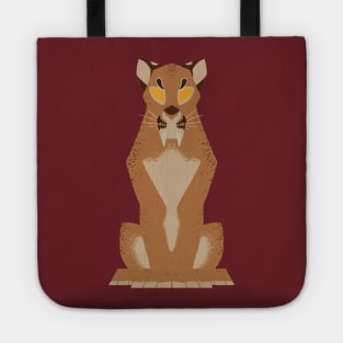 Minimalist Smilodon Tote