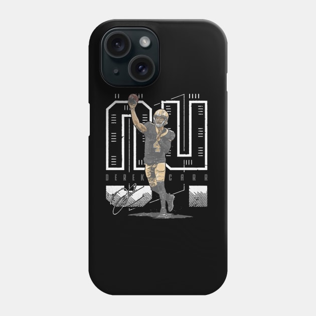 Derek Carr New Orleans Future Phone Case by danlintonpro