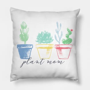 Plant Mom Triple Plants Pillow
