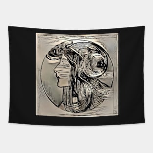 Dream of Vitrail Pour la facade de la Boutique Fouquet Tapestry