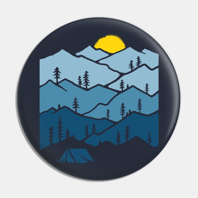 Mountain Zen Pin by machmigo