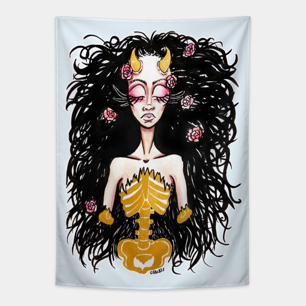 Sweet Repose Tapestry by Jan Grackle