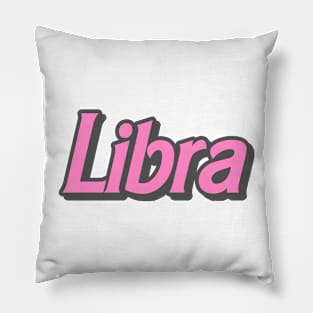 retro barbie libra Pillow