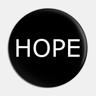 Hope Tee shirt Pin