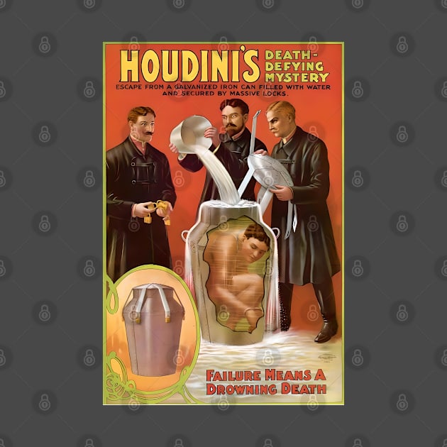 Harry Houdini - World's Greatest Magician by Desert Owl Designs