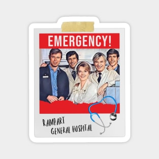 Rampart General Hospital Staff, Emergency Television Show Magnet