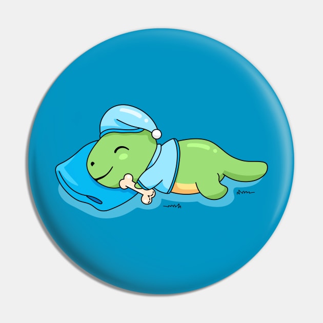 Sleeping dinosaur Pin by My Happy-Design